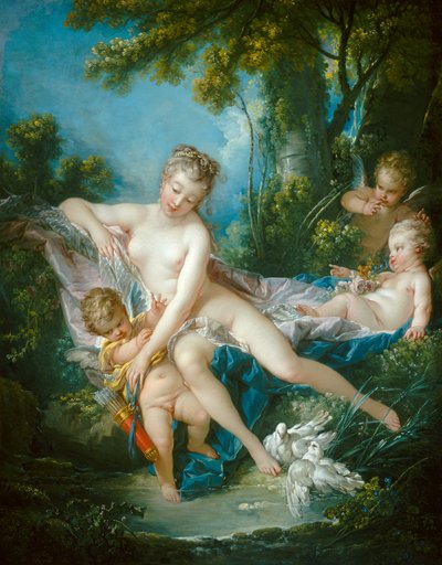 Venus consolando a Cupido de François Boucher
